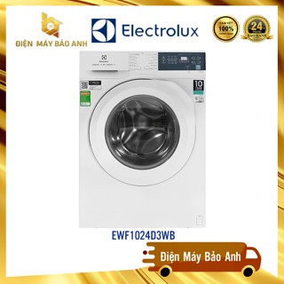 Máy giặt Electrolux 10kg EWF1024D3WB inverter, Màu trắng, Bảo hành chính hãng 24 tháng tại nhà