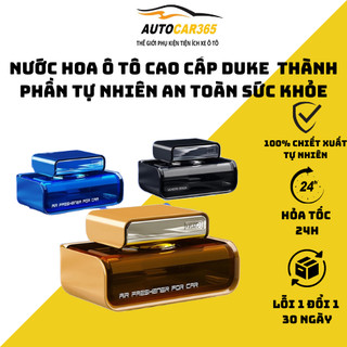 Nước hoa ô tô cao cấp duke thương hiệu pháp thành phần chiết xuất tự nhiên an toàn sức khỏe
