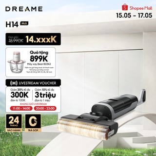 Máy lau sàn hút bụi cầm tay không dây thông minh Dreame H14- Bản quốc tế - Bảo hành 24 tháng