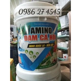 Phân tưới gốc đa vi lượng amino đạm cá hồi xô 20 lít - xanh khỏe lá, bền cây