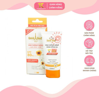 Kem chống nắng Gold Bee SPF 80 PA++ siêu chống nắng sáng hồng da