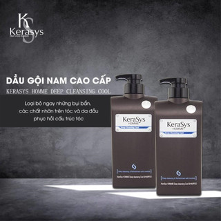 Dầu Gội Kerasys Cho Nam Ngăn Ngừa Gàu Hiệu Quả, Giúp Tóc Chắc Khỏe 550ml - Hàn Quốc