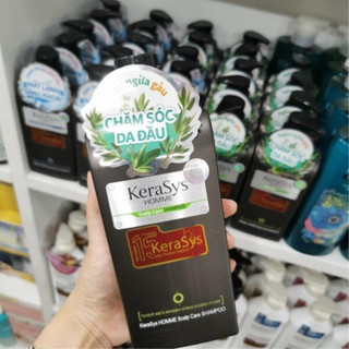 Dầu Gội Kerasys Cho Nam Ngăn Ngừa Gàu Hiệu Quả, Giúp Tóc Chắc Khỏe 550ml - Hàn Quốc