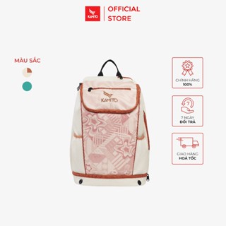 Balo cầu lông Kamito VTT kháng nước nhẹ, thiết kế đa năng, sức chứa lớn, form cứng cáp, ngăn đựng vợt và giày riêng