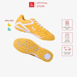 Giày đá bóng trẻ em Kamito Velocidad Kid Fire Back, đế TF, đệm gót chân êm ái, bám sân tốt