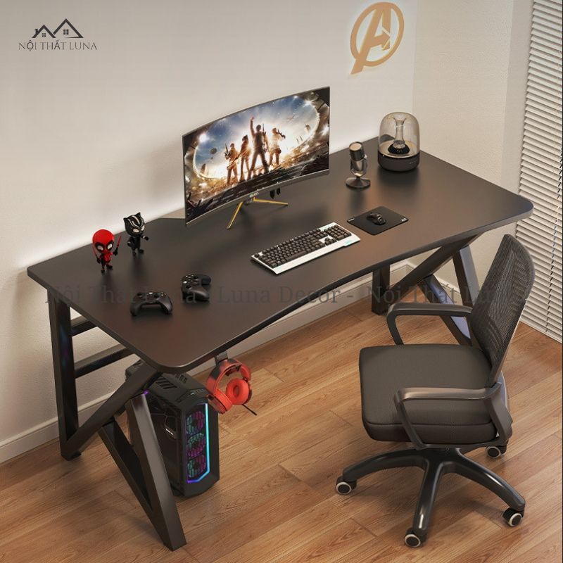 Bàn Gaming Đa Năng, Bàn Học Tập, Bàn Để Máy Tính, Bàn Làm Việc, Thiết Kê Chân Sắt Chữ K Độc Đáo, Chắc Chắn | BigBuy360 - bigbuy360.vn