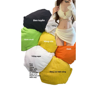 Vải Thun Nhúng, Thun Lượn Sóng, Thun Thời Trang Nhúng co giãn bốn chiều may áo body, đầm baby, đầm xoắn eo, may đồ tắm