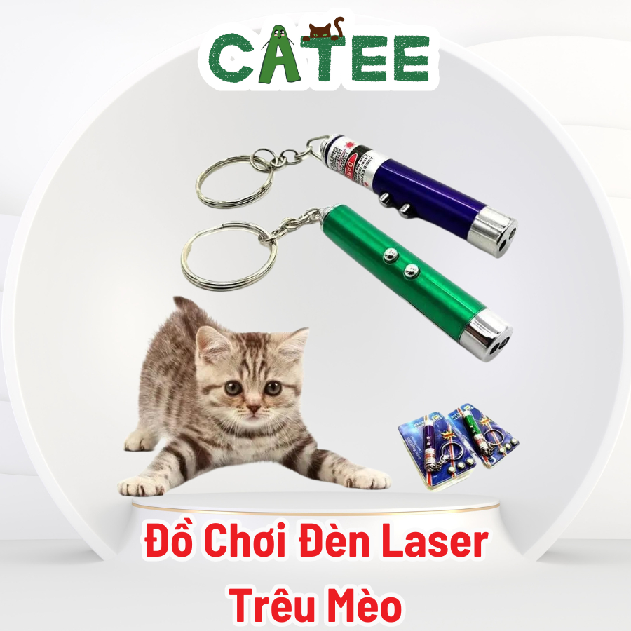 Đèn Laser Trêu Mèo Giúp Mèo Thư Giãn
