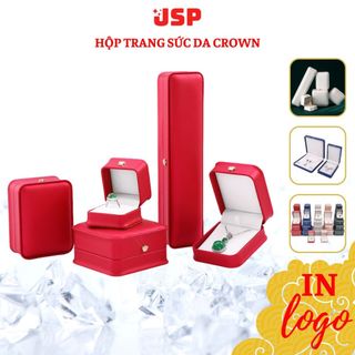 Hộp đựng nhẫn Vương Niệm JSP da pu nhận in LOGO hộp đựng trang sức hộp nhẫn cưới dây chuyền bông tai
