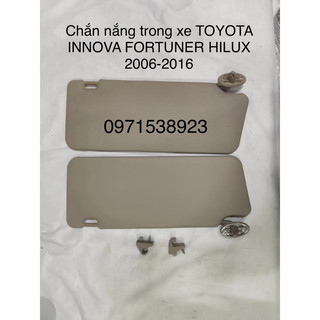 2 chắn nắng trong xe toyota innova fortuner hilux 2006-2016