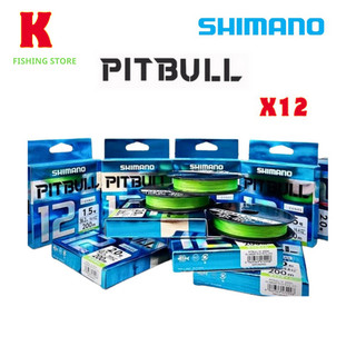Dây dù siêu bền ,dây pe câu lure pitbull x12 chính hãng shimano