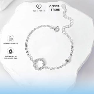 Lắc Tay Bạc Blue Peach Huyền Thoại Biển Xanh LT165