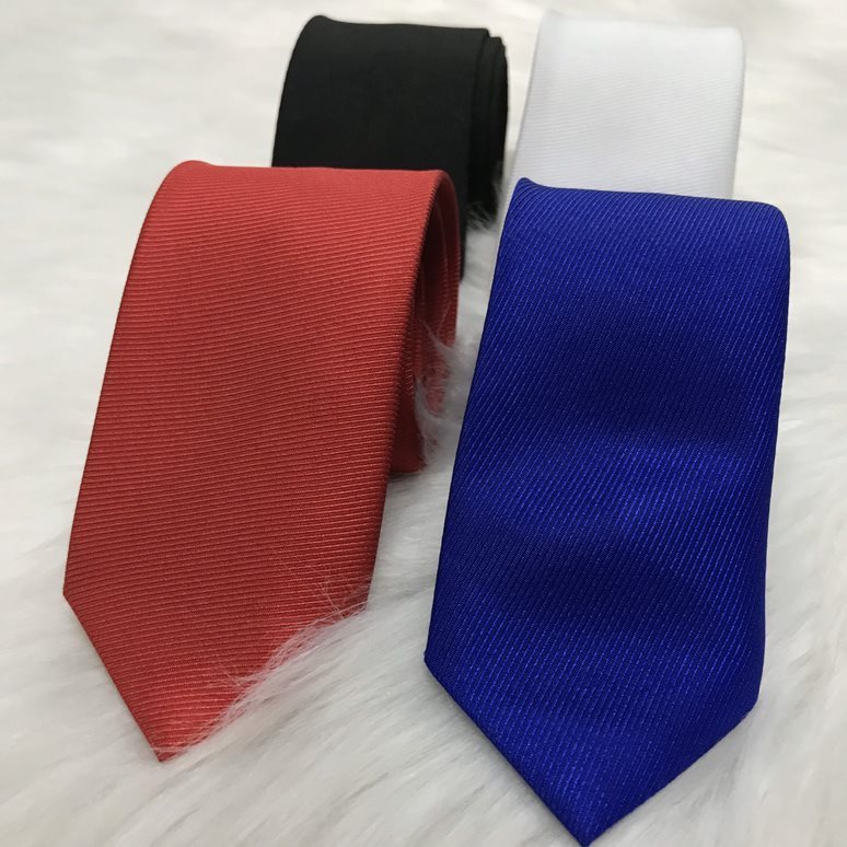 Caravat công sở nam tự thắt TYNY KING cà vạt chú rể vải silk mịn trơn cao cấp bản nhỏ 6cm và to 8cm cao cấp C56 C056