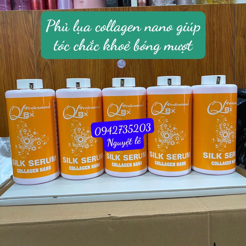Phủ lụa COLLAGEN NANO SILK siêu bóng mượt 1000ml