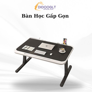 Bàn Học Sinh Viên Gấp Gọn, Kèm Theo Đèn Chống Cận Để LapTop Đọc Sách - Didooglt