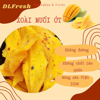 Xoài sấy dẻo muối ớt -hộp 300gr-xmo