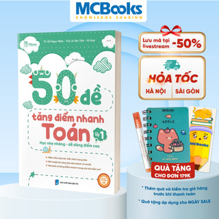 Sách - 50 Đề Tăng Điểm Nhanh Toán Lớp 1