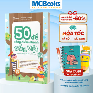 Sách - 50 Đề Tăng Điểm Nhanh Tiếng Việt Lớp 3