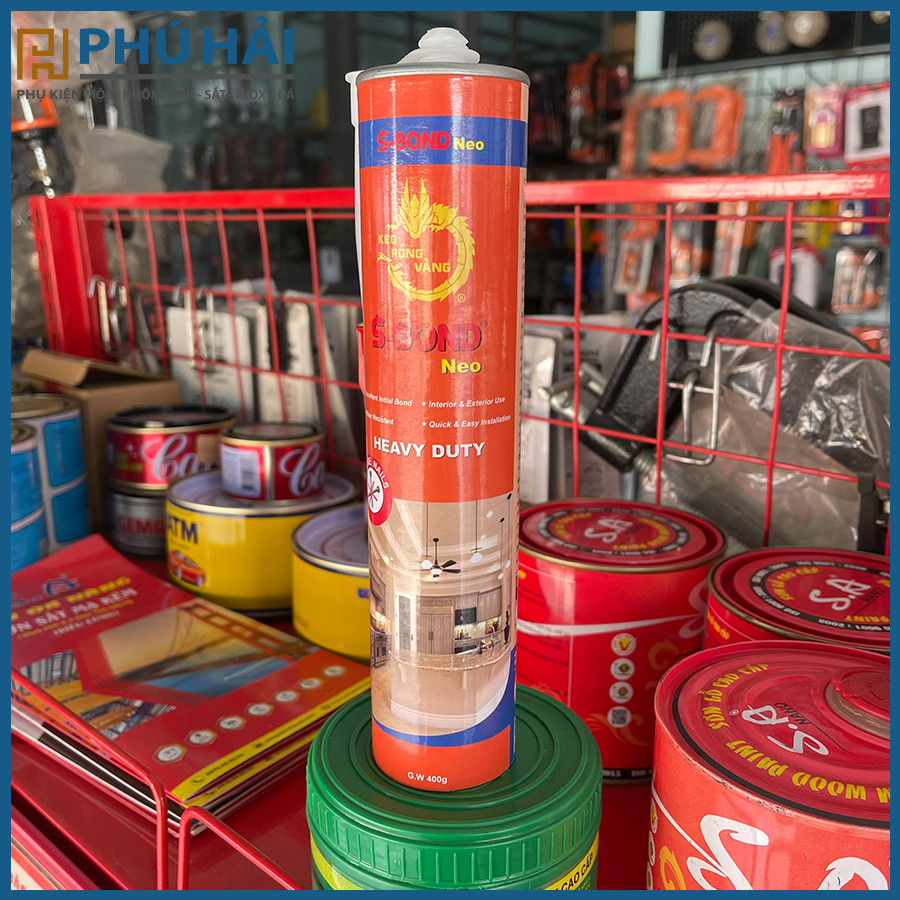 Keo silicone SBond Neo, Keo Dán Gỗ, Ván Ép, Kính Cường Lực