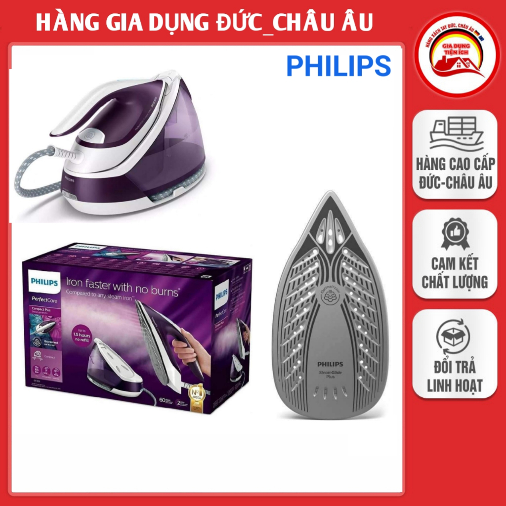 Bàn là ủi hơi nước Philips GC7933/30 2400W dòng cao cấp chính hãng Indonesia