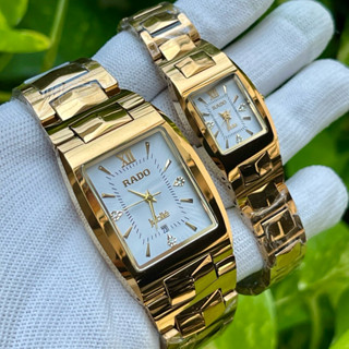 Đồng Hồ Cặp Nam Nữ R.D . Hàng chuẩn loại 1 sắc nét . Vỏ đá Ceramic phối số la mã . Kính sapphire . Chống nước tốt
