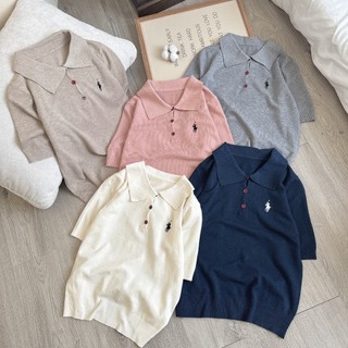 Áo Polo len logo (3066) - MIDISTORE