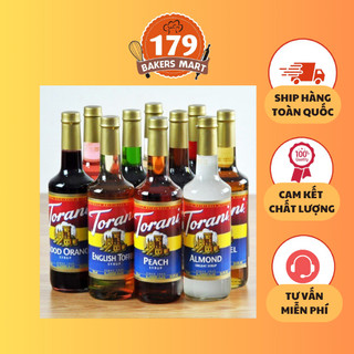 Siro, syrup torani 32 vị, đủ mùi, đủ vị chai 750ml