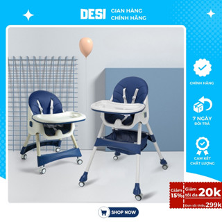Ghế Ăn Dặm Gấp Gọn Cho Bé Chất Liệu Nhựa Cao Cấp Có Đai An Toàn Bảo Vệ Bé Yêu.