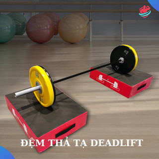 Bục đệm thả tạ deadlift power lifting, barbell cushion gym ULTIMATE GYM
