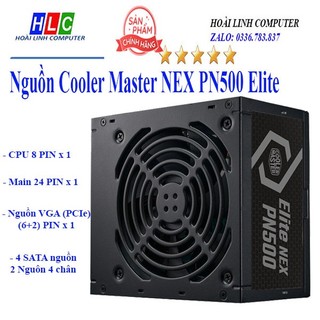 Nguồn công suất thực 500W Cooler Master PN500 Elite NEX 230V