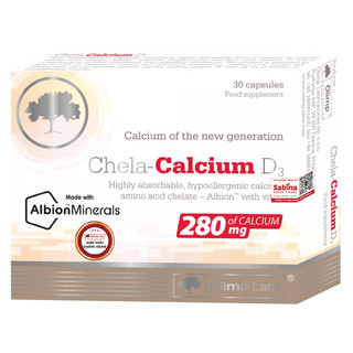 Viên uống canxi chela-calcium hỗ trợ bổ sung canxi và d3 hộp 30 viên