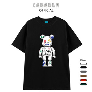 Áo Thun, Áo Phông Unisex Tay Lỡ BEARMã BEAR TN07 Chất Cotton Mềm Mịn Co Dãn Thoáng Mát Form Rộng Cho Nam Nữ