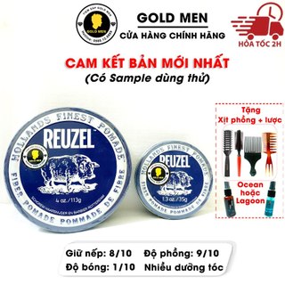 Sáp vuốt tóc Reuzel Fiber Pomade, Pomade vuốt tóc