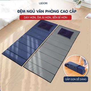   Kèm Gối & Túi  Đệm Ngủ Văn Phòng Gấp Gọn Dễ Dàng | Nệm Gấp PE 72x192  cm  LAGOM 