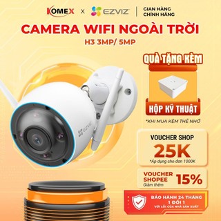  Camera IP Wifi ngoài trời EZVIZ H3 (C3TN nâng cấp) 3MP/5MP độ phân giải 2 chiều