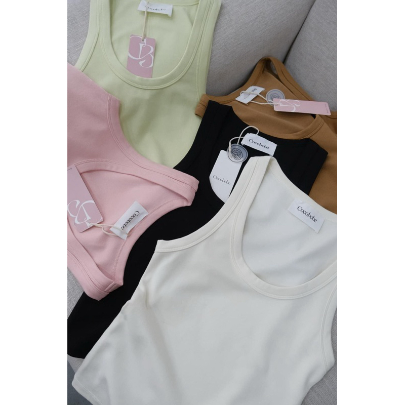 Áo ba lỗ thun trơn COCOBEBE nhiều màu