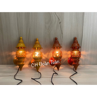 Đèn thờ gắn tường gỗ tràm Thánh Giá, đèn thờ gỗ tổ ong