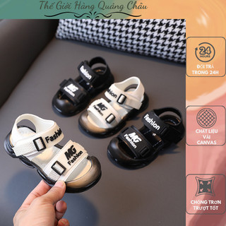 Sandal bé trai đế mềm - sandal cho bé trai chống vấp - hàng quảng châu cao cấp