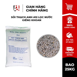 Sỏi thạch anh a12 lọc nước giếng khoan