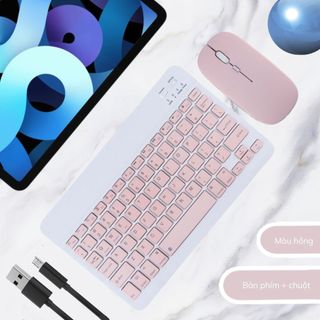 Bàn phím không dây bluetooth, bàn phím bluetooth cho ipad, laptop, phụ kiện văn phòng 24/7.