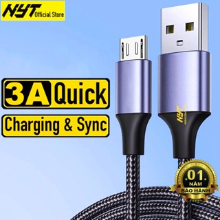 Dây Sạc Android Micro USB 0.25M - 2M, Công Nghệ Sạc Nhanh QC 3.0 3A 5V USM101 - BH 12T Chính Hãng
