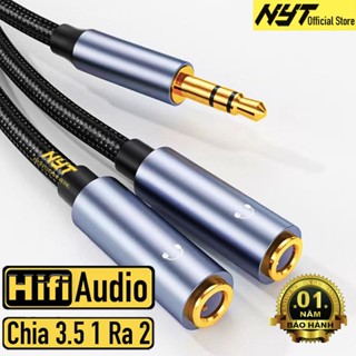 Jack Chia Tai Nghe 3.5mm 1 Ra 2 Cao Cấp IDTech CD105 - BH 12T Đổi Mới