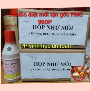 Combo diệt mối trừ mối lây nhiễm sinh học tận gốc PMC: 2 Hộp nhử mối + 1 lọ diệt mối PMC 90