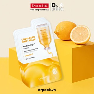  Mặt nạ dưỡng da Labiotte Code-Derm Calming Brightening Vitamin C Hàn Quốc 25ml