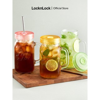 Cốc Detox thủy tinh 630ml Lock&LocK LLG002 - Chính hãng ( Không kèm ống hút )