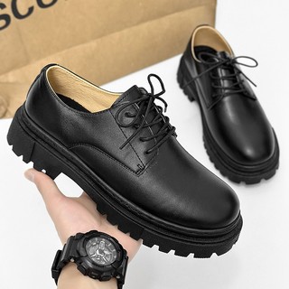 [GD07] Giày Da Lì Cổ Thấp Mũi Trơn Hàng Quảng Châu - Chất Da PU tổng hợp loại 1 Quảng Châu