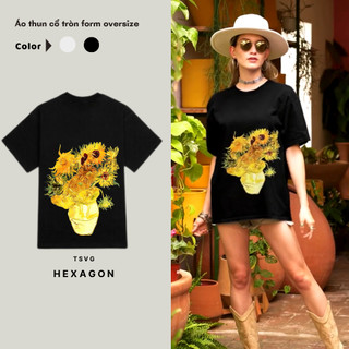 Áo thun nam nữ Van Gogh Hexagon Local Brand chất vải 100% cotton thoáng mát from Oversize TSVG03