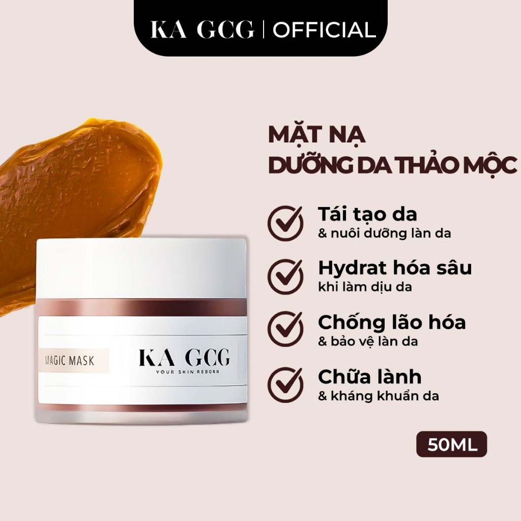 Mặt Nạ Dưỡng Da Thảo Mộc Magic Mask Dịu Nhẹ Giúp Giữ Ẩm Và Phục Hồi Da 50Ml Ka Gcg