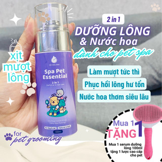 Serum dưỡng mượt lông gỡ rối lông chó mèo Beoncare, Hương nước hoa cao cấp, chuyên dụng cho các spa thú cưng