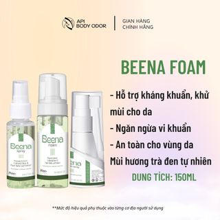 Bọt vệ sinh Beena làm sạch cấp ẩm, Dung dịch vệ sinh hổ trợ khử mùi kháng khuẩn cho da MEE NATURAL